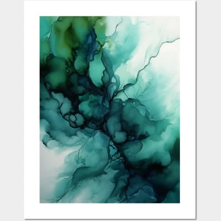 Forest Fantasy - Abstract Alcohol Ink Art Posters and Art